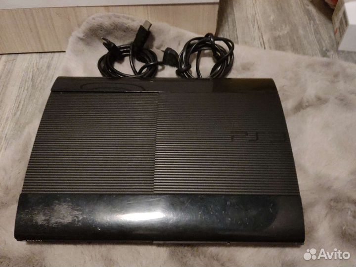 Игровая приставка ps3 super slim прошитая