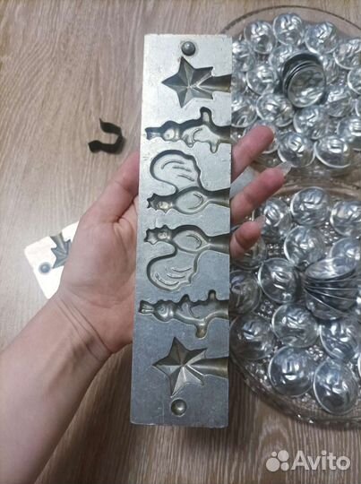 Формы для карамели печенья железные