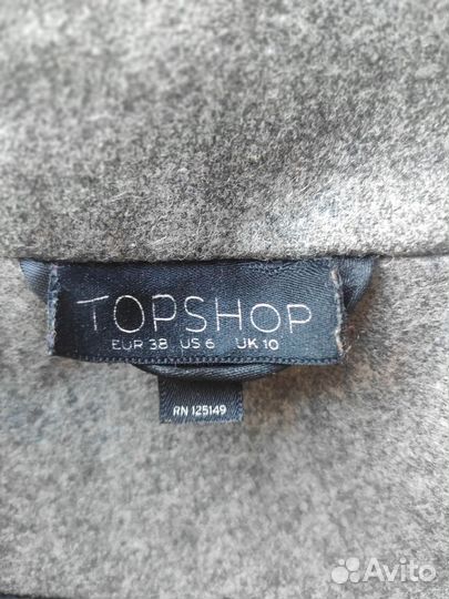 Полупальто женское демисезонное 42-44 Topshop