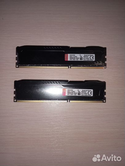 Оперативная память DDR3 8 гб Fure Hyper X