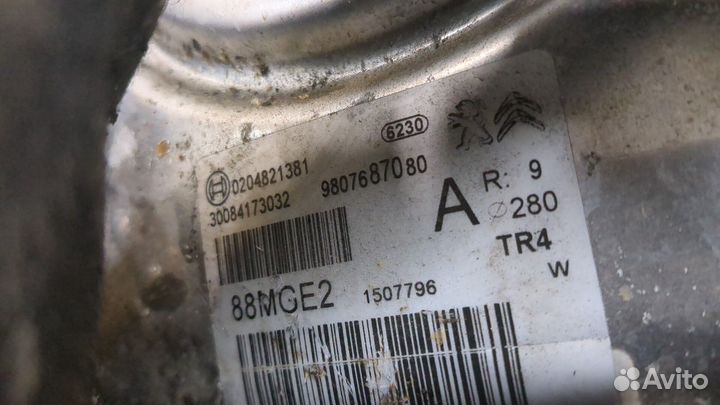 Цилиндр тормозной главный Peugeot 3008 2020, 2021