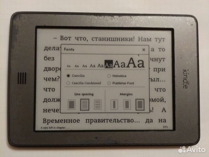 Электронная книга Kindle Touch WiFi
