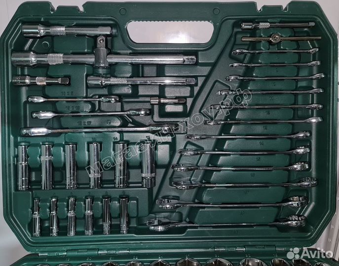 Набор инструментов, набор ключей, головок 151 шт