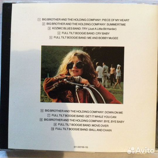CD Janis Joplin's/Greatest Hits,1996, Austria