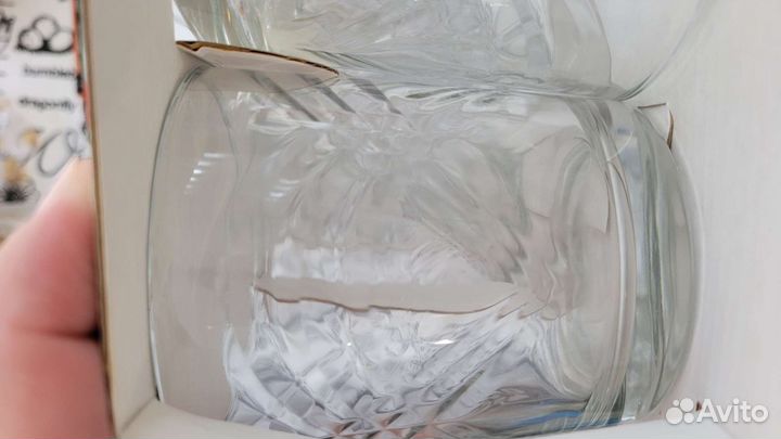 Бокалы с гранёными узорами