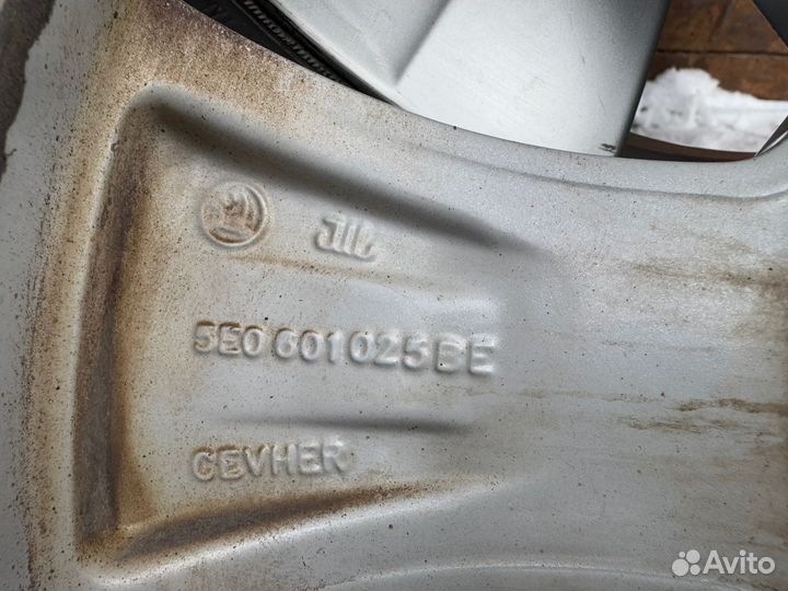 R16 Skoda Оригинал 5на112 Dia57.1 Goodyear