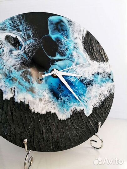 Часы интерьерные из эпоксидной смолы