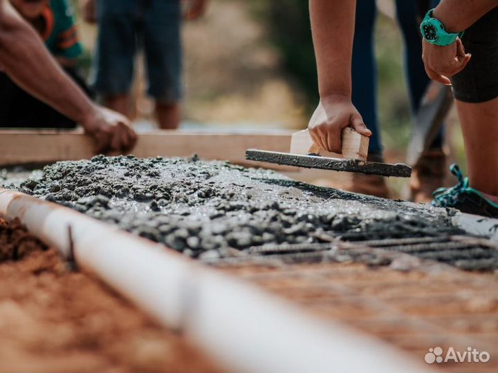 Бетон в миксерах с завода