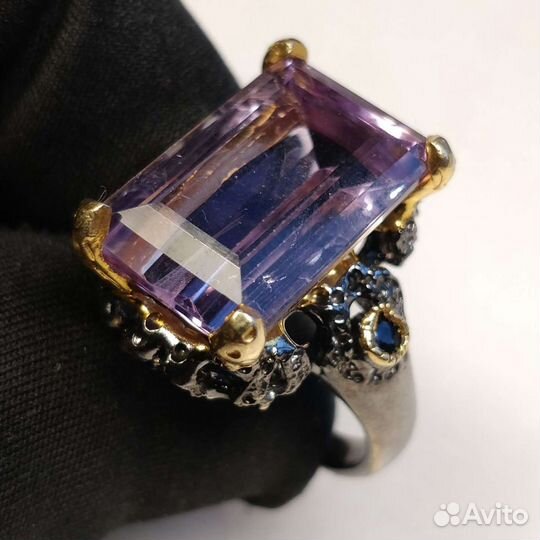 Авторское кольцо с аметистом