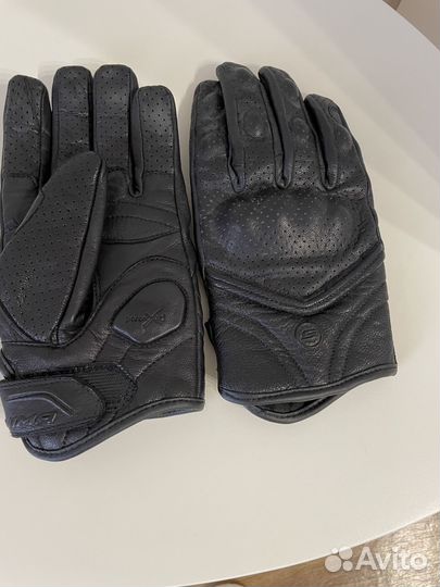 Мотоперчатки кожаные мужские shima