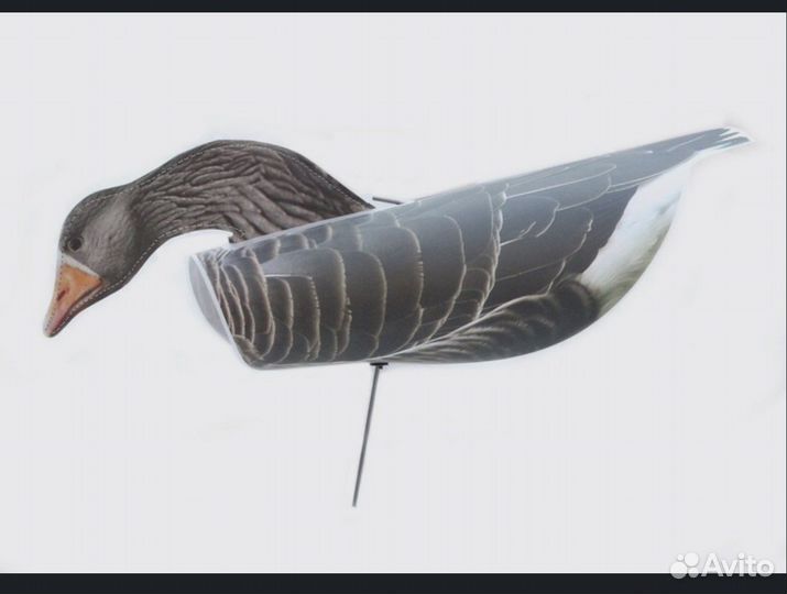 Чучело Серый Гусь флюгер