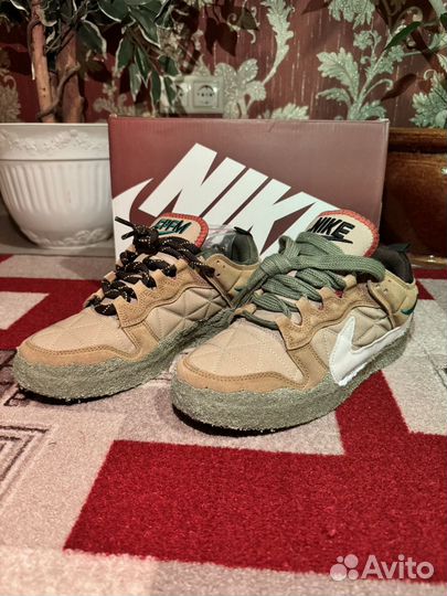 Кроссовки Nike cpfm Flea 1 Beige/Green