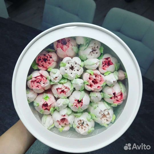 Сладкий букет из зефира