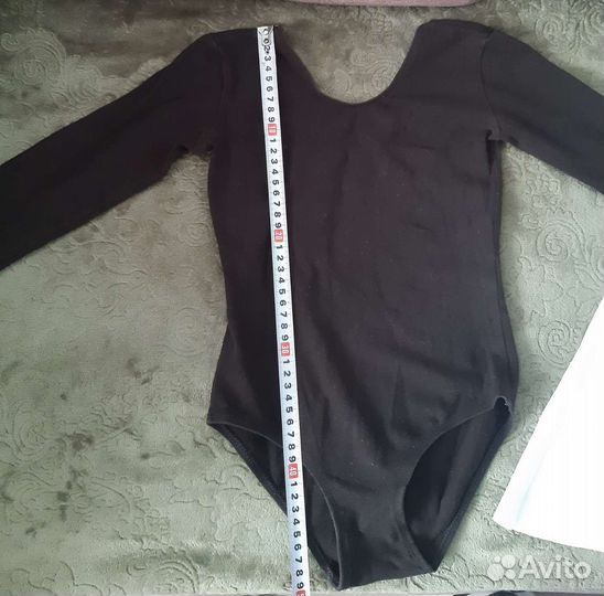 Гимнастический купальник+юбка 5-6 лет