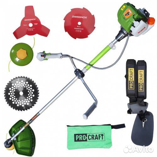 Триммер бензиновый 4 тактный Pro Craft T5600