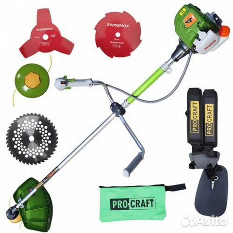 Триммер бензиновый 4 тактный Pro Craft T5600