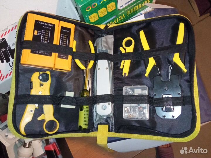 Набор инструментов для кабеля интернет