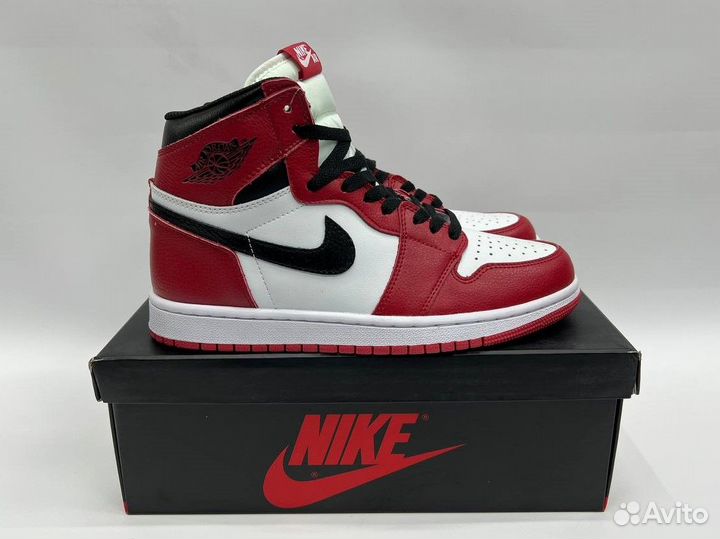 Кроссовки Nike Air Jordan 1 Chicago (36-45)