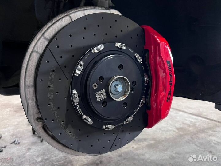 Передние тормозные диски C63 W205 AMG