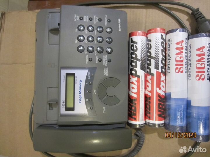 Факс sharp FO-61
