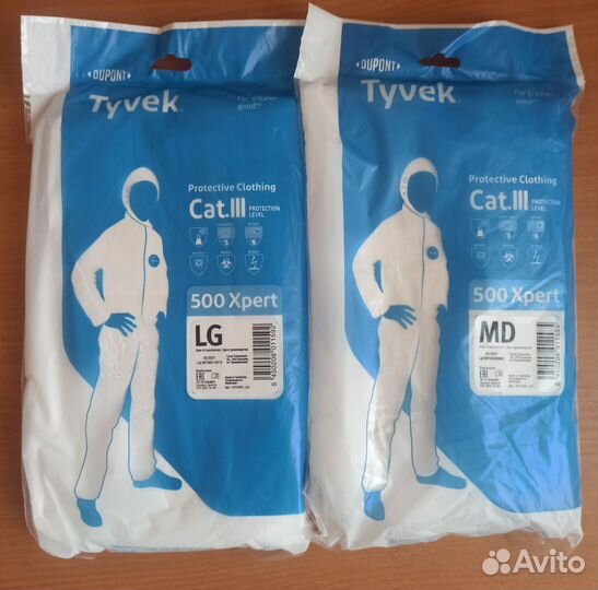Комбинезон Tyvek 500 Xpert Dupont Тайвик L М