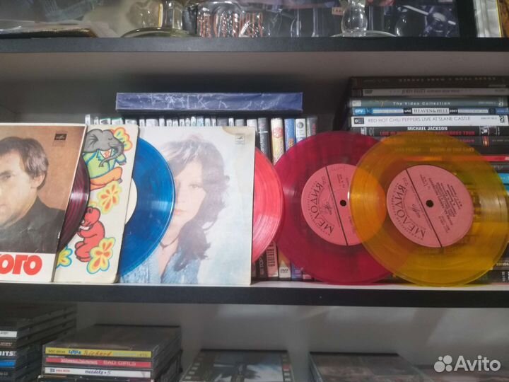 Виниловые грампластинки цветные