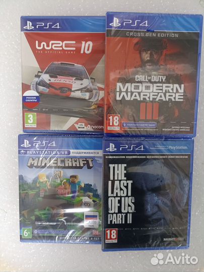 Игры на ps4 диски (обмен)