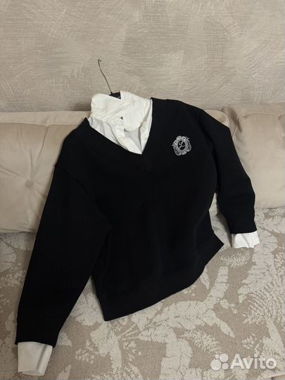 Свитшот Lichi с имитацией рубашки