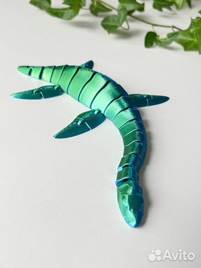 Игрушка плезиозавр динозавр подвижный