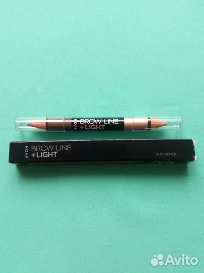 2в1 карандаш для бровей и хайлайтер Avon Light bro
