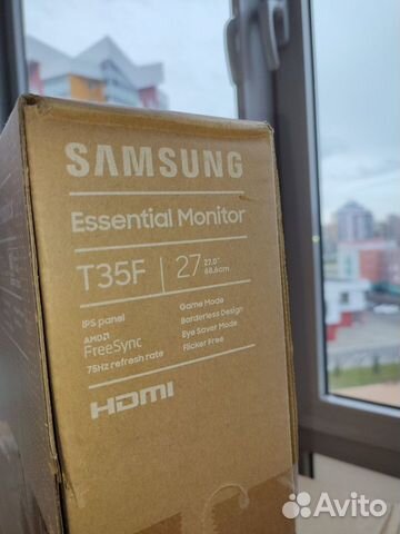 Новый 27 Samsung F27T352FHI, 1920x1080, 75 Гц, IPS объявление продам