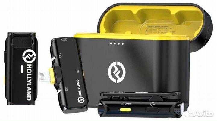 Радиосистема Hollyland Lark C1 Duo Lightnig Чёрная