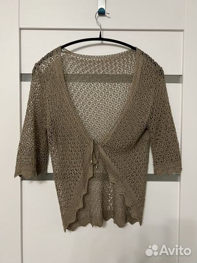 Накидки вязаные ажурные