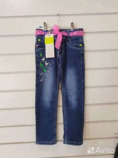 Джинсы для девочки новые