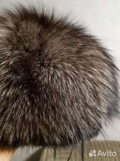 Шапка женская чернобурка