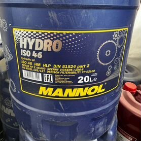 Гидравлическое масло mannol hydro iso HV 46 20л