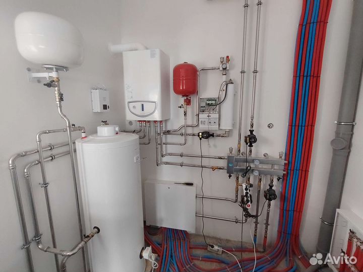 Монтаж отопления, водоснабжения,канализации