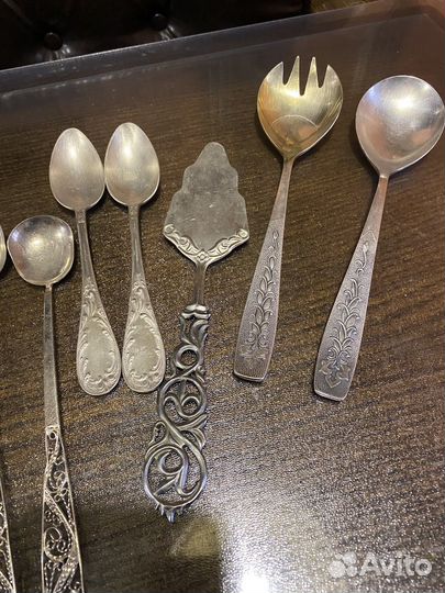 Столовые приборы мельхиор