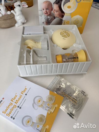 Молокоотсос электрический medela swing flex