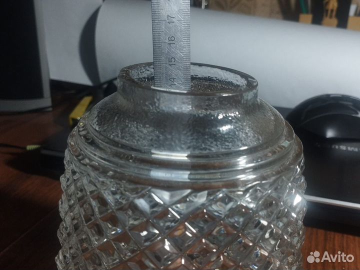 Плафон из хрусталя Винтаж