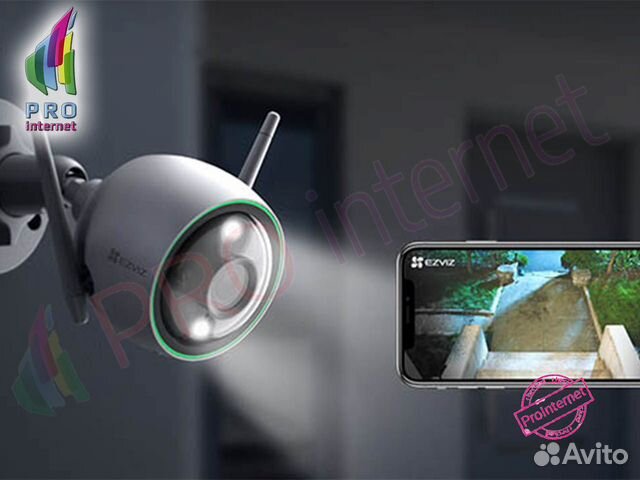 Ezviz C3N 2мп Wi-Fi камера с цветной ночной съемко