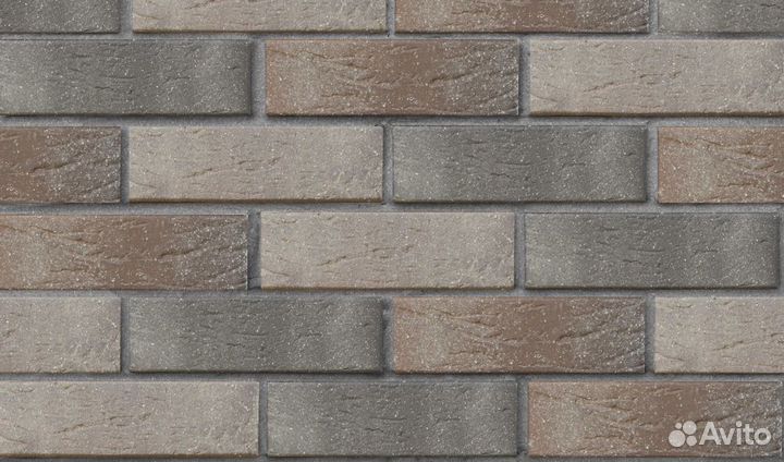 Кирпич красный флэш с пепельной посыпкой ультра