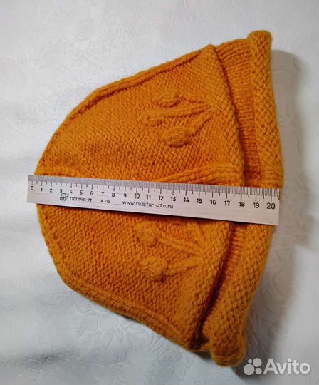 Шапка и шарф комплект вязаные