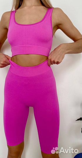 Комплект (топ+велосипедки)