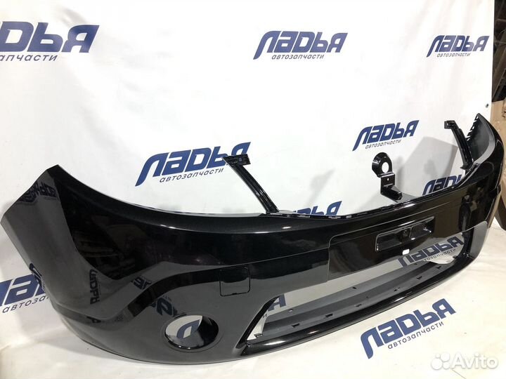 Бампер Renault Sandero(08-13) передний Черная жемчужина 676 птф