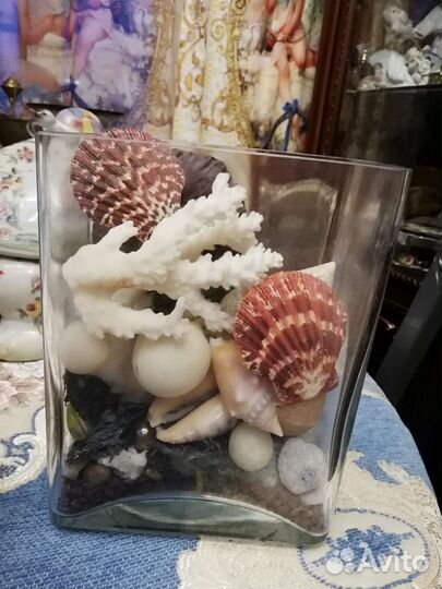 Вазы стеклянные для интерьера