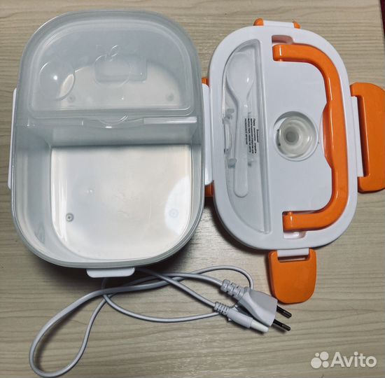 Контейнер для еды с подогревом