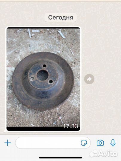 Шкиф насоса гур форд транзит 1986-2000г