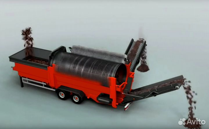 Мобильный барабанный грохот Abono-22-55