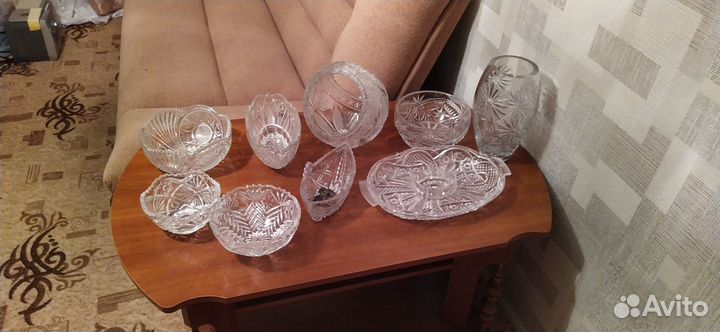 Вазы хрустальные СССР